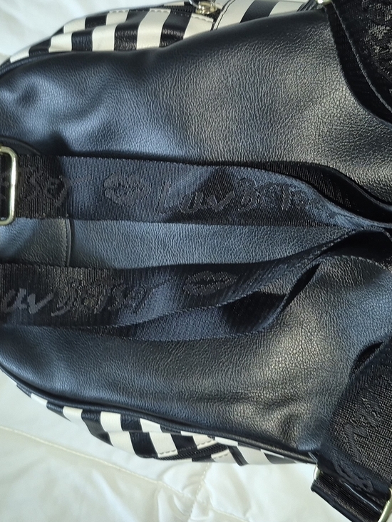 Betsey Johnson Black Quilted Puppy Backpack with Pink Heart Ears main image 9